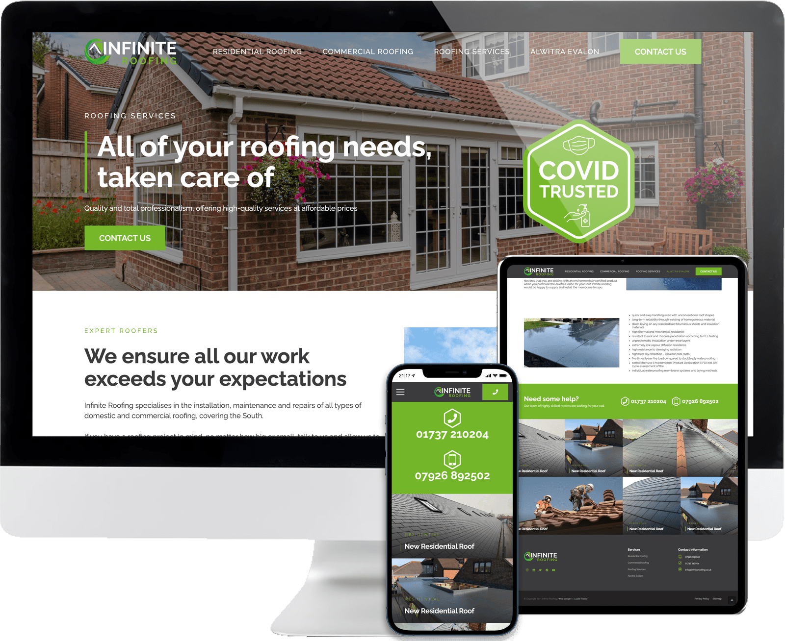 roofing website